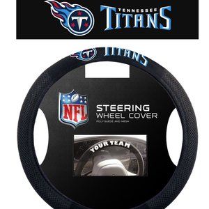 Tennessee Titans Poly Suede Steering Wheel Cover (unisex)